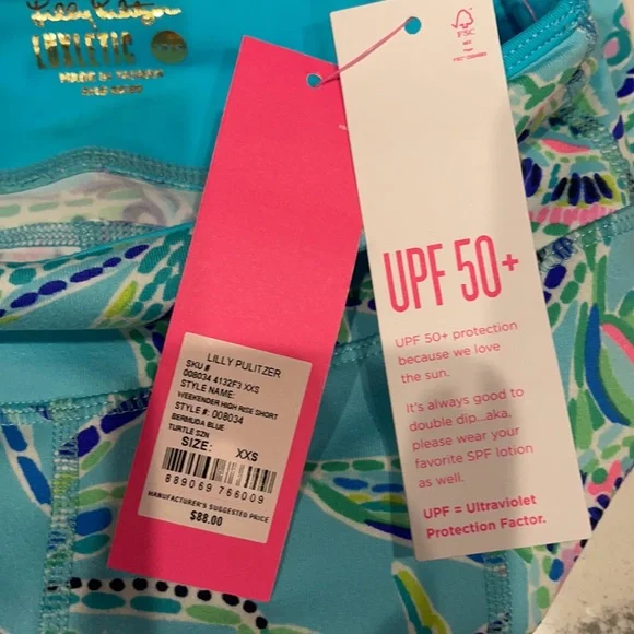 NWT Lily Pulitzer Bike Shorts - Picture 3 of 6